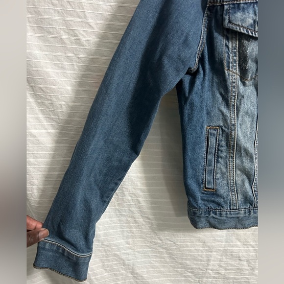 Mudd Women's Classic Jean Distressed Denim Blue Jacket Size Medium - Picture 2 of 6